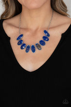 Load image into Gallery viewer, PRE-ORDER - Paparazzi Elliptical Episode - Blue - Necklace &amp; Earrings - $5 Jewelry with Ashley Swint