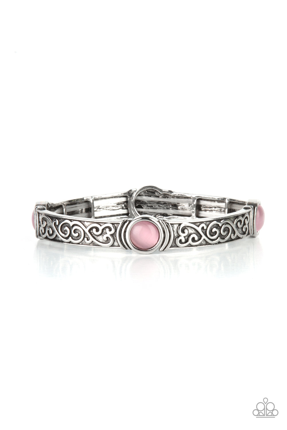 PRE-ORDER - Paparazzi Ethereally Enchanting - Pink - Bracelet - $5 Jewelry with Ashley Swint