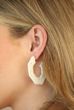 Load image into Gallery viewer, PRE-ORDER - Paparazzi Fabulously Fiesta - White - Earrings - $5 Jewelry with Ashley Swint