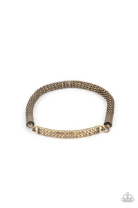 PRE-ORDER - Paparazzi Fearlessly Unfiltered - Brass - Bracelet - $5 Jewelry with Ashley Swint