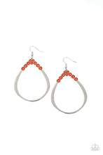 Load image into Gallery viewer, PRE-ORDER - Paparazzi Festive Fervor - Orange - Earrings - $5 Jewelry with Ashley Swint