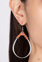 Load image into Gallery viewer, PRE-ORDER - Paparazzi Festive Fervor - Orange - Earrings - $5 Jewelry with Ashley Swint