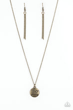 Load image into Gallery viewer, Paparazzi Find Joy - Brass - Necklace &amp; Earrings - $5 Jewelry with Ashley Swint