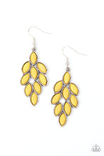 Load image into Gallery viewer, Paparazzi Flamboyant Foliage - Yellow - Earrings - $5 Jewelry with Ashley Swint