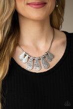 Load image into Gallery viewer, PRE-ORDER - Paparazzi Gallery Goddess - Silver - Necklace &amp; Earrings - $5 Jewelry with Ashley Swint