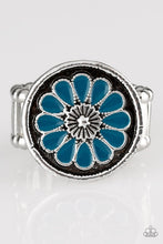 Load image into Gallery viewer, Paparazzi Garden View - Blue - Ring - $5 Jewelry with Ashley Swint