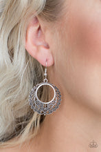 Load image into Gallery viewer, Paparazzi Grapevine Glamorous - Silver Filigree - Earrings - $5 Jewelry with Ashley Swint