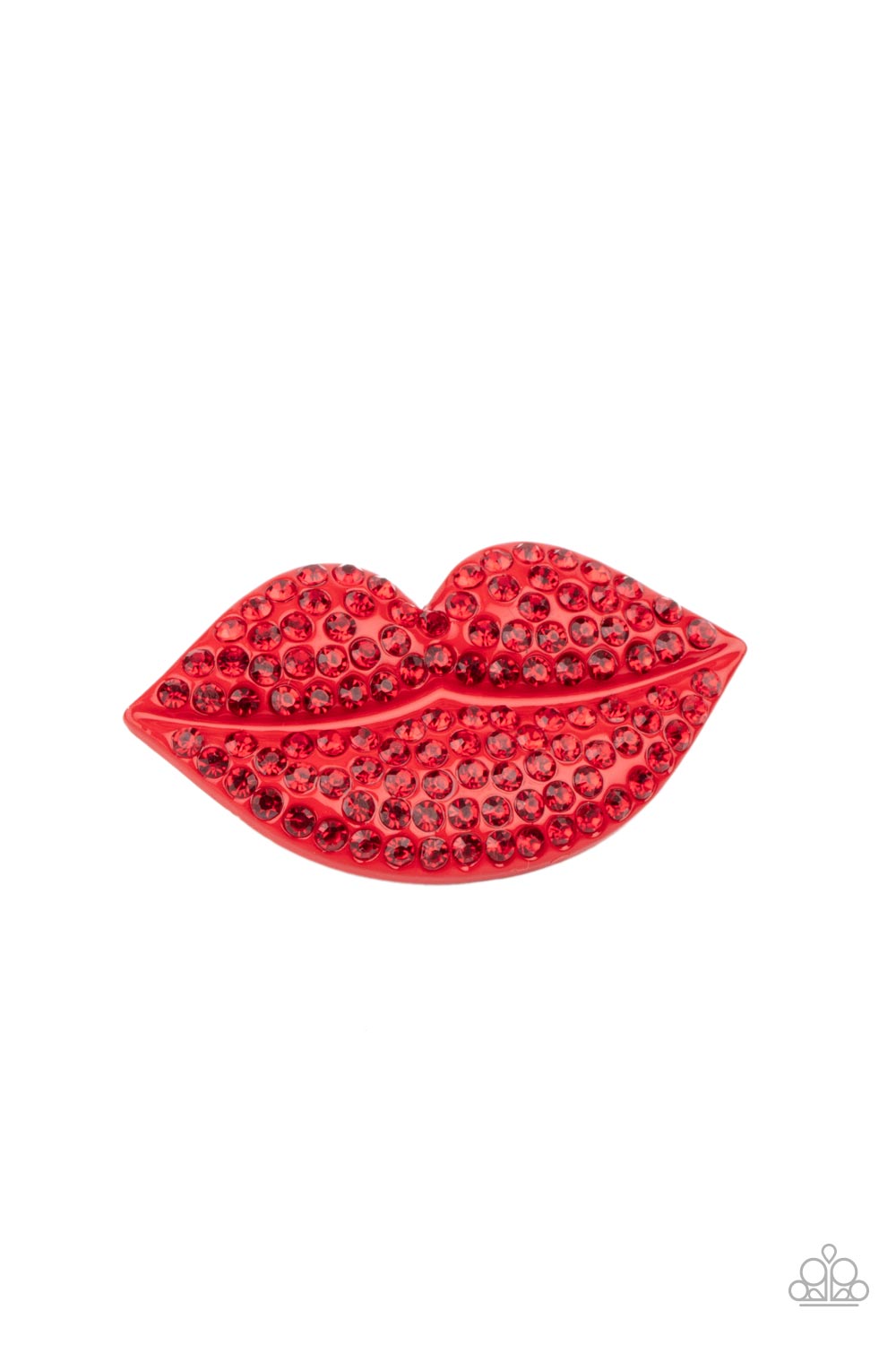 PRE-ORDER - Paparazzi HAIR Kiss - Red - Hair Clip - $5 Jewelry with Ashley Swint