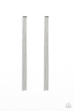 Load image into Gallery viewer, Paparazzi Head To Toe Dazzle - Silver Chains - Post Earrings - $5 Jewelry With Ashley Swint