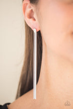 Load image into Gallery viewer, Paparazzi Head To Toe Dazzle - Silver Chains - Post Earrings - $5 Jewelry With Ashley Swint