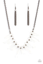 Load image into Gallery viewer, PRE-ORDER - Paparazzi Ice Age Intensity - Black - Necklace &amp; Earrings - $5 Jewelry with Ashley Swint