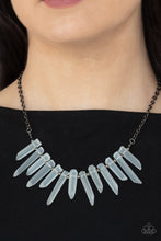 Load image into Gallery viewer, PRE-ORDER - Paparazzi Ice Age Intensity - Black - Necklace &amp; Earrings - $5 Jewelry with Ashley Swint