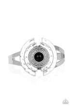 Load image into Gallery viewer, Paparazzi Incredibly Indie - Black - Silver Cuff Bracelet - $5 Jewelry with Ashley Swint