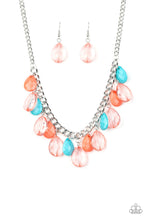 Load image into Gallery viewer, Paparazzi Just TEAR-rific - Multi Teardrops - Silver Chain Necklace and matching Earrings - $5 Jewelry With Ashley Swint