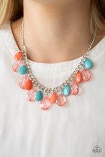 Load image into Gallery viewer, Paparazzi Just TEAR-rific - Multi Teardrops - Silver Chain Necklace and matching Earrings - $5 Jewelry With Ashley Swint