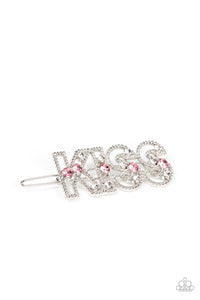 PRE-ORDER - Paparazzi Kiss Bliss - Pink - Hair Clip - $5 Jewelry with Ashley Swint