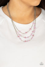 Load image into Gallery viewer, PRE-ORDER - Paparazzi Let The Record GLOW - Purple - Necklace &amp; Earrings - $5 Jewelry with Ashley Swint