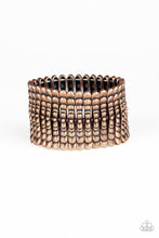 Load image into Gallery viewer, Paparazzi Level The Field - Copper - Stretchy Band Bracelet - $5 Jewelry with Ashley Swint