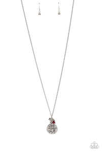 Paparazzi Liberty And Justice For All - Red Rhinestone - Patriotic Necklace & Earrings - $5 Jewelry with Ashley Swint