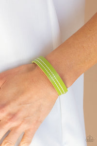 Paparazzi Life is WANDER-ful - Green - Bracelet - $5 Jewelry with Ashley Swint