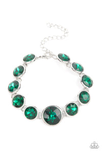 PRE-ORDER - Paparazzi Lustrous Luminosity - Green - Bracelet - $5 Jewelry with Ashley Swint