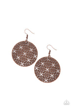 Load image into Gallery viewer, PRE-ORDER - Paparazzi Metallic Mosaic - Copper - Earrings - $5 Jewelry with Ashley Swint