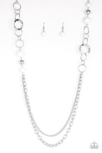 Load image into Gallery viewer, Paparazzi Modern Motley - White Beads - Silver Necklace &amp; Earrings - $5 Jewelry With Ashley Swint