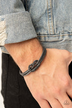 Load image into Gallery viewer, PRE-ORDER - Paparazzi Nautical Grunge - Black - Bracelet - $5 Jewelry with Ashley Swint