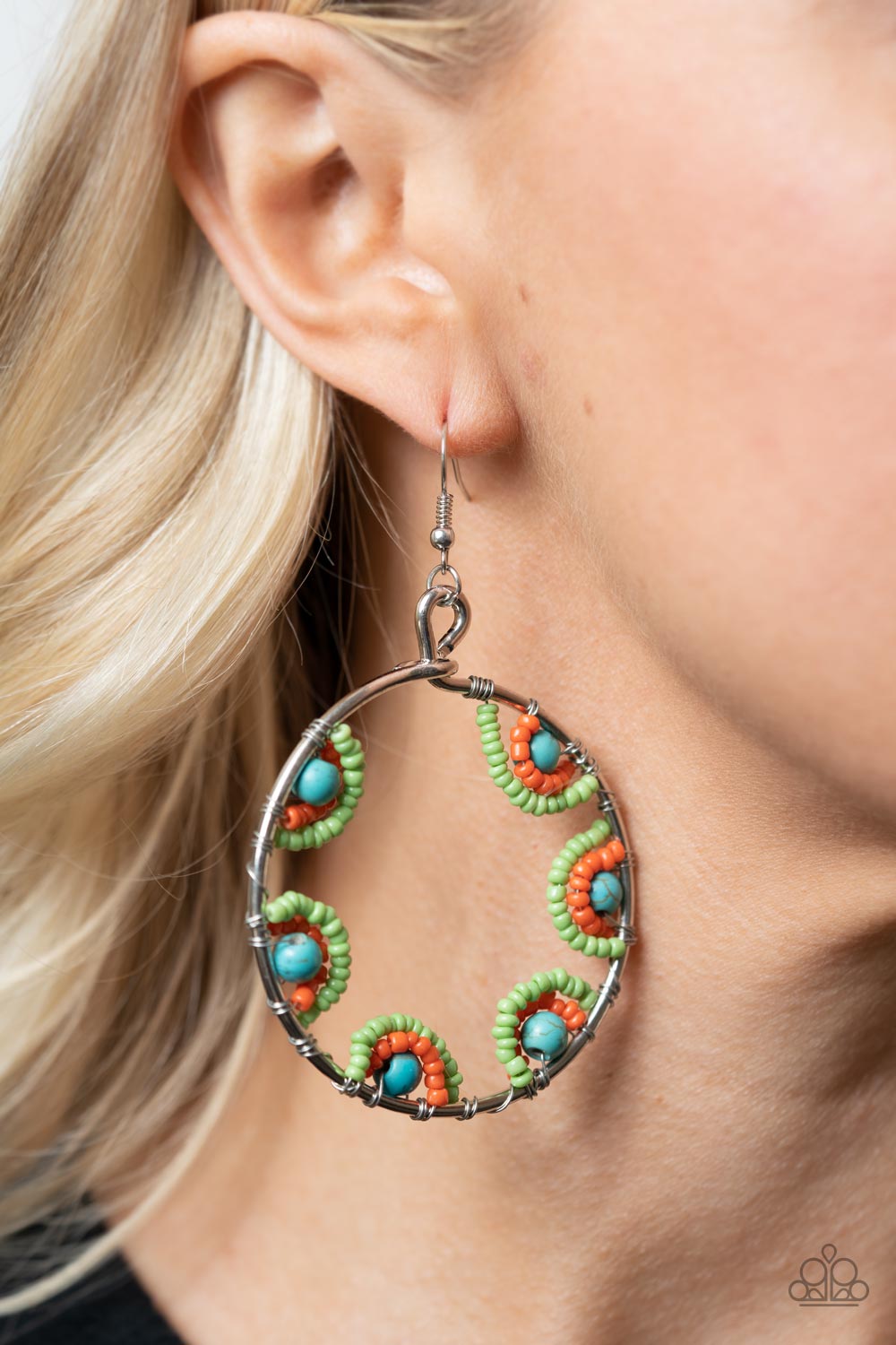 PRE-ORDER - Paparazzi Off The Rim - Multi Seed Bead - Earrings - $5 Jewelry with Ashley Swint