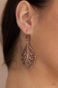 Paparazzi One VINE Day - Copper - Earrings - $5 Jewelry with Ashley Swint