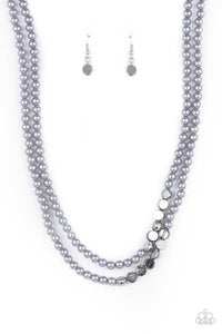 PRE-ORDER - Paparazzi Poshly Petite - Silver - Necklace & Earrings - $5 Jewelry with Ashley Swint