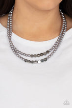 Load image into Gallery viewer, PRE-ORDER - Paparazzi Poshly Petite - Silver - Necklace &amp; Earrings - $5 Jewelry with Ashley Swint