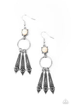 Load image into Gallery viewer, PRE-ORDER - Paparazzi Prana Paradise - White Stone - Earrings - $5 Jewelry with Ashley Swint