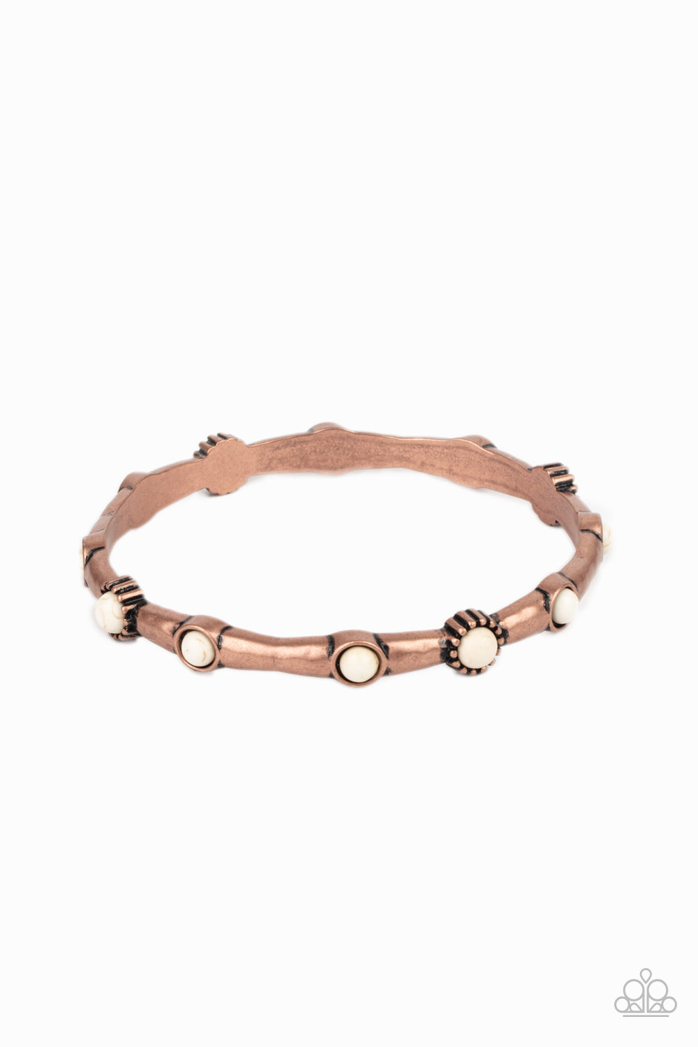 Paparazzi Rebel Sandstorm - Copper - Bracelet - $5 Jewelry with Ashley Swint