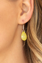 Load image into Gallery viewer, Paparazzi Rio Rainfall - Yellow - Necklace &amp; Earrings - $5 Jewelry with Ashley Swint