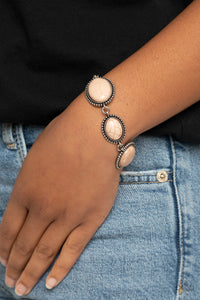 Paparazzi River View - Brown Stone - Adjustable Bracelet - $5 Jewelry with Ashley Swint