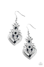 Load image into Gallery viewer, Paparazzi Royal Hustle - Blue - Earrings - $5 Jewelry with Ashley Swint