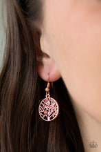Load image into Gallery viewer, Paparazzi Save The Trees - Copper - Tree of Life - Necklace &amp; Earrings - $5 Jewelry with Ashley Swint