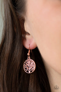 Paparazzi Save The Trees - Copper - Tree of Life - Necklace & Earrings - $5 Jewelry with Ashley Swint