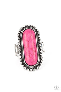 PRE-ORDER - Paparazzi Sedona Scene - Pink Stone - Ring - $5 Jewelry with Ashley Swint