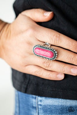 PRE-ORDER - Paparazzi Sedona Scene - Pink Stone - Ring - $5 Jewelry with Ashley Swint