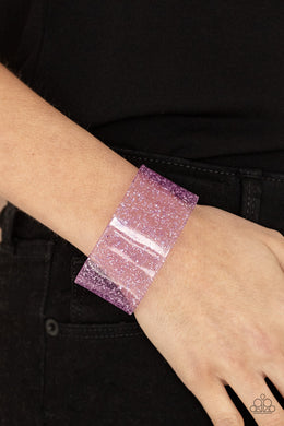 PRE-ORDER - Paparazzi Snap, Crackle, Pop! - Purple - Bracelet - $5 Jewelry with Ashley Swint