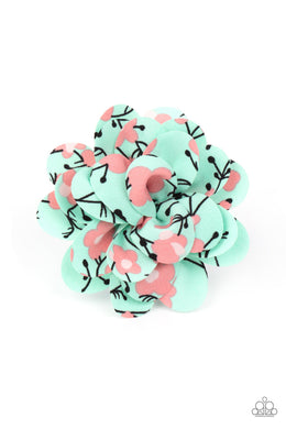 PRE-ORDER - Paparazzi Springtime Eden - Green - Hair Clip - $5 Jewelry with Ashley Swint