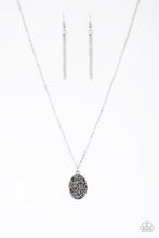 Load image into Gallery viewer, Paparazzi Star-Crossed Stargazer - Silver Smoky Rhinestones - Necklace and matching Earrings - $5 Jewelry with Ashley Swint