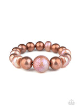 Load image into Gallery viewer, Paparazzi Starstruck Shimmer - Copper - Stretchy Band Bracelet - $5 Jewelry with Ashley Swint