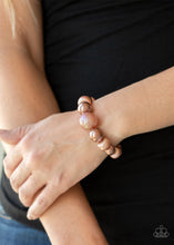 Load image into Gallery viewer, Paparazzi Starstruck Shimmer - Copper - Stretchy Band Bracelet - $5 Jewelry with Ashley Swint
