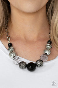 PRE-ORDER - Paparazzi Sugar, Sugar - Black - Necklace & Earrings - $5 Jewelry with Ashley Swint