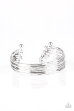 Load image into Gallery viewer, Paparazzi Timelessly Textured - Silver - Cuff Bracelet - $5 Jewelry With Ashley Swint