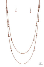 Load image into Gallery viewer, Paparazzi Ultrawealthy - Copper - Necklace &amp; Earrings - $5 Jewelry with Ashley Swint