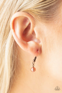 Paparazzi Ultrawealthy - Copper - Necklace & Earrings - $5 Jewelry with Ashley Swint